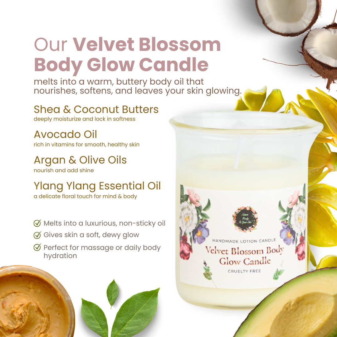 Velvet Blossom Body Glow Candle