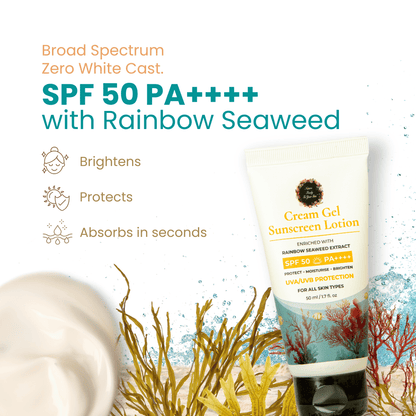 Cream Gel SPF 50 PA++++ Sunscreen Lotion