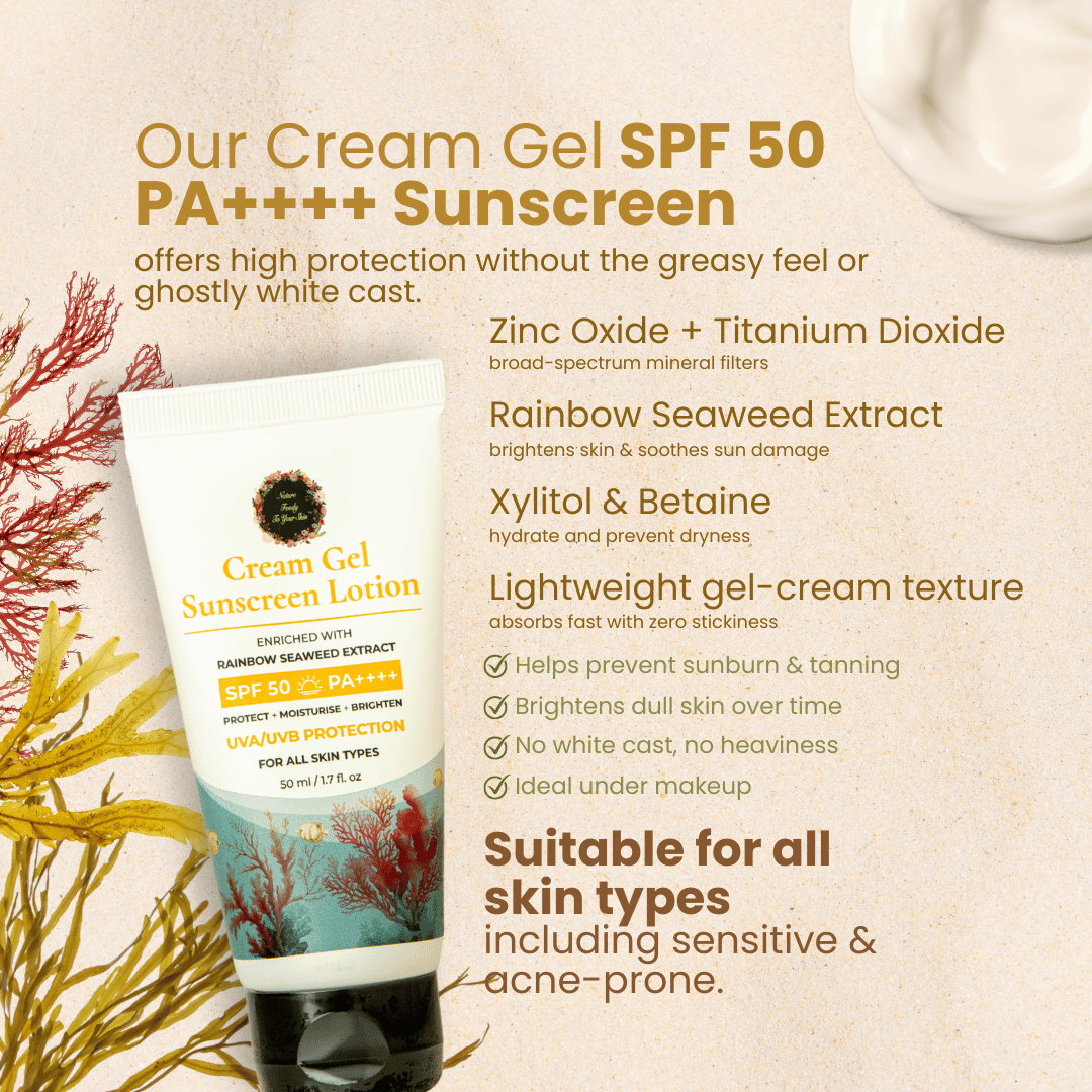 Cream Gel SPF 50 PA++++ Sunscreen Lotion